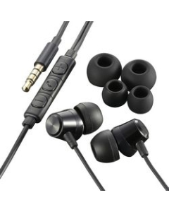 OHM ELECTRIC AudioComm HP-B172N-K black Earphone Headphone Japanese version