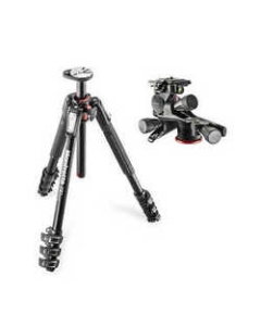 Manfrotto 190 pro aluminum four steps tripod +XPRO gear Pan head kit JP-MK190A4-3WG Camera Tripod Japanese version