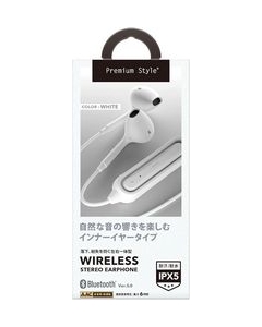 PGA Premium Style PG-BTE12IE2WH white Earphone Headphone Japanese version