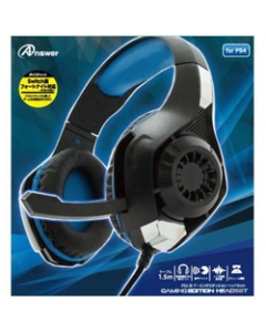 Answer Gaming Edition Headset PS4 ANS-PF066BL Blue Headset For PS4 Japanese version