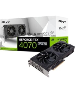 PNY GeForce RTX 4070 SUPER 12GB VERTO OC Dual Fan VCG4070S12DFXPB1-O PCIExp 12GB Graphic Card Japanese version