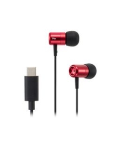 radius HP-NEL21CR red Earphone Headphone Japanese version