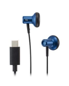 radius HP-NEL22CB blue Earphone Headphone Japanese version