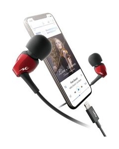 radius Ne Pure Flat HP-N100LR red Earphone Headphone Japanese version