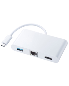 Sanwa Supply AD-ALCMHL White USB Hub Japanese version