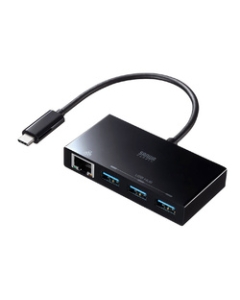 Sanwa Supply USB-3TCH19ABK Black USB Hub Japanese version