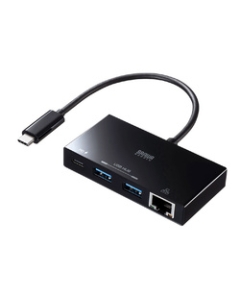 Sanwa Supply USB-3TCH20BK Black USB Hub Japanese version