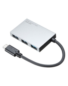 Sanwa Supply USB-3TCH9S silver USB Hub Japanese version