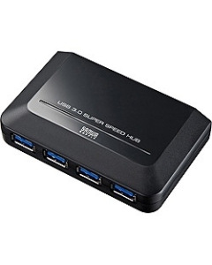 Sanwa Supply USB-HGW410BKN Black USB Hub Japanese version