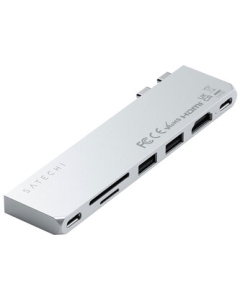 Satechi PST-HUCPHSS Silver USB Hub Japanese version