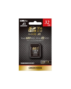 Green House GH-SDC-ZA32G 32GB SD Card Japanese version