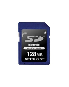 Green House GH-SDI-XSA128 128MB SD Card Japanese version