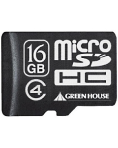 Green House GH-SDMRHC16G4 16GB SD Card Japanese version