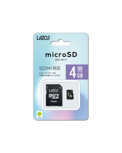 Reader Media Techno Lazos L-4MSD6 4GB SD Card Japanese version