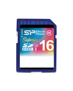 Silicon Power SP016GBSDHCU3V10 16GB SD Card Japanese version