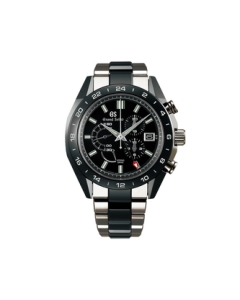 SEIKO Grand SEIKO Black Ceramics Collection Spring Drive Chronograph GMT SBGC223 Watch Japanese version