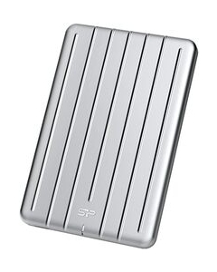 Silicon Power SP010TBPHDA75S3S silver External Hard Drive Japanese version