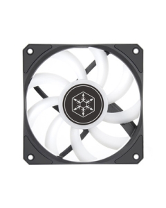 SILVERSTONE Air Slimmer 120 ARGB SST-AS120B-ARGB black/semitransparency Case Fan Japanese version