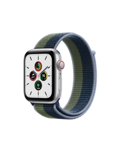 Apple Watch SE GPS+Cellular model 44mm MKT03J/A abyss blue/moss-green sports loop Smart Watch Japanese version