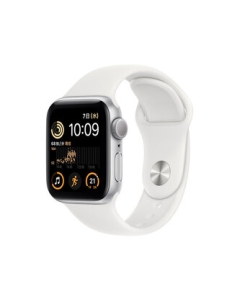 Apple Watch SE 2nd generation GPS model 40mm MNJV3J/A silver/white sports band Smart Watch Japanese version