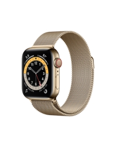 Apple Watch Series 6 GPS+Cellular model 40mm M06W3J/A Gold-Milanese-Loop Smart Watch Japanese version