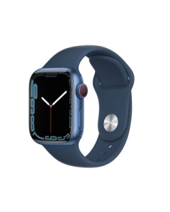 Apple Watch Series 7 GPS+Cellular model 41mm MKHU3J/A Abyss Blue Sports Band Smart Watch Japanese version