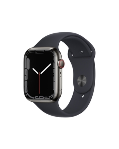 Apple Watch Series 7 GPS+Cellular model 45mm MNAX3J/A graphite stainless steel case/midnight sports belt Smart Watch Japanese version