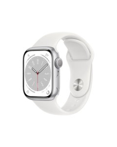 Apple Watch Series 8 GPS model 41mm MP6K3J/A silver/white sports band Smart Watch Japanese version