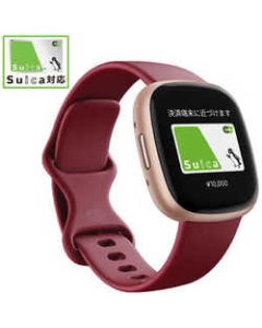 Fitbit Fitbit Versa 4 Beet Juice/Copper Rose Aluminum Smart Watch Japanese version