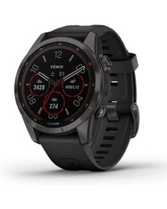 GARMIN fenix 7S Sapphire Dual Power 010-02539-48 Ti Carbon Gray Black Smart Watch Japanese version