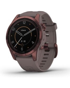 GARMIN fenix 7S Sapphire Dual Power 010-02539-52 Ti Dark Bronze/Shale Gray Smart Watch Japanese version