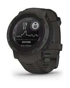 GARMIN Instinct 2 Dual Power 010-02627-40 Graphite Smart Watch Japanese version