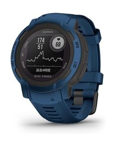 GARMIN Instinct 2 Dual Power 010-02627-46 Tidal Blue Smart Watch Japanese version