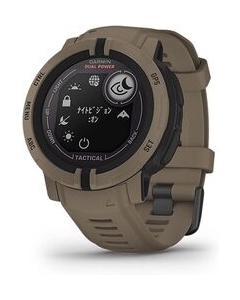 GARMIN Instinct 2 Dual Power Tactical Edition 010-02627-44 Coyote Tan Smart Watch Japanese version