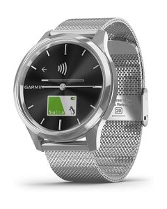 GARMIN vivomove Luxe Milanese 010-02241-73 Silver Smart Watch Japanese version