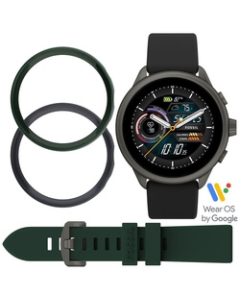 FOSSIL GEN 6 WELLNESS EDITION exchange Strap bumper set FTW4072SET black Smart Watch Japanese version