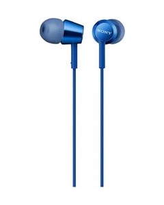 SONY MDR-EX155 (LI) blue Earphone Headphone Japanese version