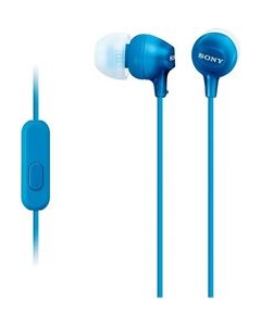 SONY MDR-EX15AP (LI) blue Earphone Headphone Japanese version