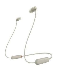 SONY WI-C100 (C) beige Earphone Headphone Japanese version