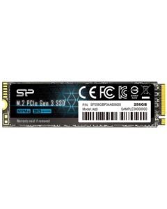 Silicon Power PCIe Gen3x4 P34A60 SP256GBP34A60M28 SSD Japanese version