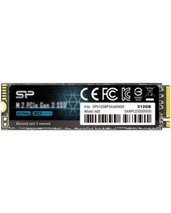 Silicon Power PCIe Gen3x4 P34A60 SP512GBP34A60M28 SSD Japanese version