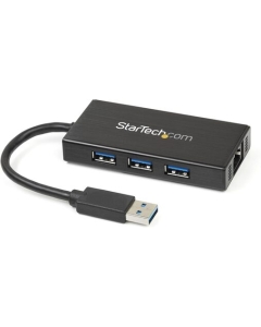 StarTech.com ST3300GU3B Black USB Hub Japanese version