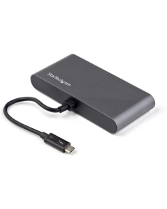 StarTech.com TB3DKM2HDL black & silver USB Hub Japanese version