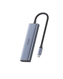 UGREEN Revodok 6-in-1 USB-C hub 20956A gray USB Hub Japanese version