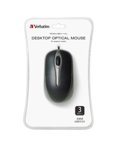 Verbatim MUSDOZV1 Black Mouse Japanese version