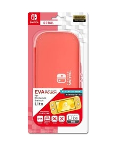 AIREX EVA Pouch for Nintendo Switch Lite ILXSL323 Coral Case Pouch For Switch Lite Japanese version