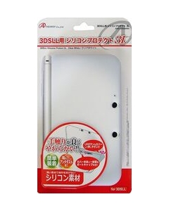 Answer 3DS LL Siron Protect 3L ANS-3D030WH Clear White Body cover For 3DS LL Japanese version