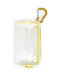 Columbus Circle Clear TPU Pouch for GG Micro CC-GMCTP-YW Yellow Case Pouch For Game Gear Micro Japanese version