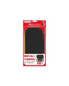 Columbus Circle Large Capacity Semi-Hard Pouch for Switch Lite CC-SLDHP-by Black Yellow Case Pouch For Switch Lite Japanese version