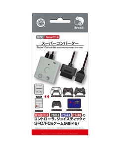 Columbus Circle for SFC/NEWFC Super Converter Controller for Switch/PS5/PS4/PS3 CC-SFSCV-GR Other For New NES Super NES Japanese version